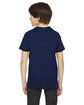 American Apparel Youth Fine Jersey Short-Sleeve T-Shirt NAVY ModelBack