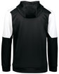 Holloway Unisex Momentum Team Hooded Sweatshirt black/ white ModelBack