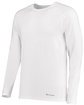 Holloway Men's Electrify Coolcore Long Sleeve T-Shirt white ModelQrt