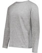Holloway Men's Electrify Coolcore Long Sleeve T-Shirt ath grey heather ModelQrt