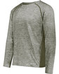 Holloway Men's Electrify Coolcore Long Sleeve T-Shirt dk green heather ModelQrt