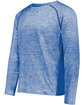 Holloway Men's Electrify Coolcore Long Sleeve T-Shirt royal heather ModelQrt