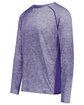 Holloway Men's Electrify Coolcore Long Sleeve T-Shirt purple heather ModelQrt