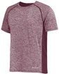 Holloway Men's Electrify Coolcore T-Shirt maroon heather ModelQrt