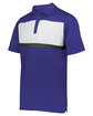 Holloway Men's Prism Bold Polo purple/ white ModelQrt