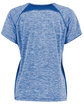 Holloway Ladies' Electrify Coolcore T-Shirt royal heather ModelBack