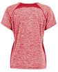 Holloway Ladies' Electrify Coolcore T-Shirt scarlet heather ModelBack