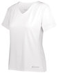 Holloway Ladies' Electrify Coolcore T-Shirt white ModelQrt
