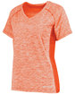 Holloway Ladies' Electrify Coolcore T-Shirt orange heather ModelQrt