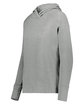 Holloway Ladies' Ventura Softknit Hooded Sweatshirt grey heather ModelQrt