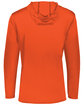 Holloway Men's Momentum Hooded Sweatshirt orange ModelBack