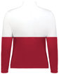 Holloway Ladies' Momentum Team Quarter-Zip Knit scarlet/ white ModelBack