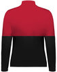 Holloway Ladies' Momentum Team Quarter-Zip Knit black/ scarlet ModelBack