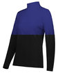 Holloway Ladies' Momentum Team Quarter-Zip Knit black/ purple ModelQrt