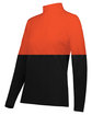 Holloway Ladies' Momentum Team Quarter-Zip Knit black/ orange ModelQrt