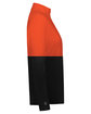 Holloway Ladies' Momentum Team Quarter-Zip Knit black/ orange ModelSide