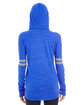 Holloway Ladies' Hooded Low Key Pullover vn royal/ vn gry ModelBack