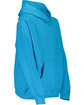 LAT Youth Pullover Fleece Hoodie turquoise ModelSide
