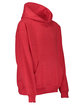 LAT Youth Pullover Fleece Hoodie vintage red ModelSide