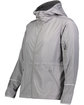 Holloway Ladies' Packable Full-Zip Jacket athletic grey ModelQrt