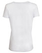 Threadfast Apparel Ladies' Liquid Jersey V-Neck T-Shirt LIQUID WHITE OFBack