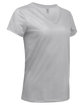 Threadfast Apparel Ladies' Liquid Jersey V-Neck T-Shirt LIQUID SILVER OFQrt