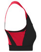 Augusta Sportswear Ladies' All Sport Sports Bra black/ red ModelSide