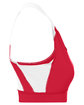 Augusta Sportswear Ladies' All Sport Sports Bra red/ white ModelSide