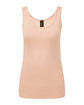 Anvil Ladies' Stretch Tank DUSTY ROSE OFFront