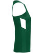 Augusta Sportswear Girls Crossover Sleeveless T-Shirt dark green/ wht ModelSide