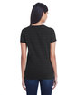Threadfast Apparel Ladies' Invisible Stripe V-Neck T-Shirt  ModelBack