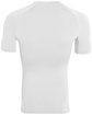 Augusta Sportswear Youth Hyperform Compress Short-Sleeve Shirt white ModelBack