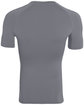 Augusta Sportswear Youth Hyperform Compress Short-Sleeve Shirt graphite ModelBack