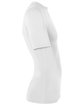 Augusta Sportswear Youth Hyperform Compress Short-Sleeve Shirt white ModelSide