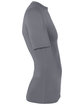 Augusta Sportswear Youth Hyperform Compress Short-Sleeve Shirt graphite ModelSide