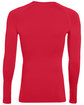 Augusta Sportswear Adult Hyperform Long-Sleeve Compression Shirt red ModelBack