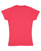 LAT Girls' Fine Jersey T-Shirt vintage red ModelBack