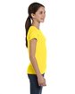 LAT Girls' Fine Jersey T-Shirt yellow ModelSide