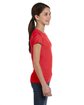 LAT Girls' Fine Jersey T-Shirt red ModelSide