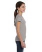 LAT Girls' Fine Jersey T-Shirt heather ModelSide