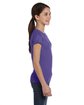 LAT Girls' Fine Jersey T-Shirt purple ModelSide