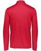Augusta Sportswear Adult Attain Quarter-Zip Pullover red ModelBack