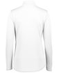 Augusta Sportswear Ladies' Attain Quarter-Zip Pullover white ModelBack