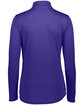 Augusta Sportswear Ladies' Attain Quarter-Zip Pullover purple ModelBack