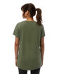 Alternative Ladies' Slinky-Jersey V-Neck T-Shirt army green ModelBack