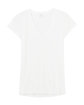 Alternative Ladies' Slinky-Jersey V-Neck T-Shirt white FlatFront