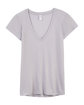 Alternative Ladies' Slinky-Jersey V-Neck T-Shirt lilac mist FlatFront