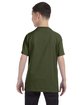 Jerzees Youth DRI-POWER® ACTIVE T-Shirt military green ModelBack