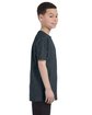 Jerzees Youth DRI-POWER® ACTIVE T-Shirt black heather ModelSide