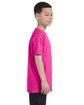 Jerzees Youth DRI-POWER® ACTIVE T-Shirt cyber pink ModelSide